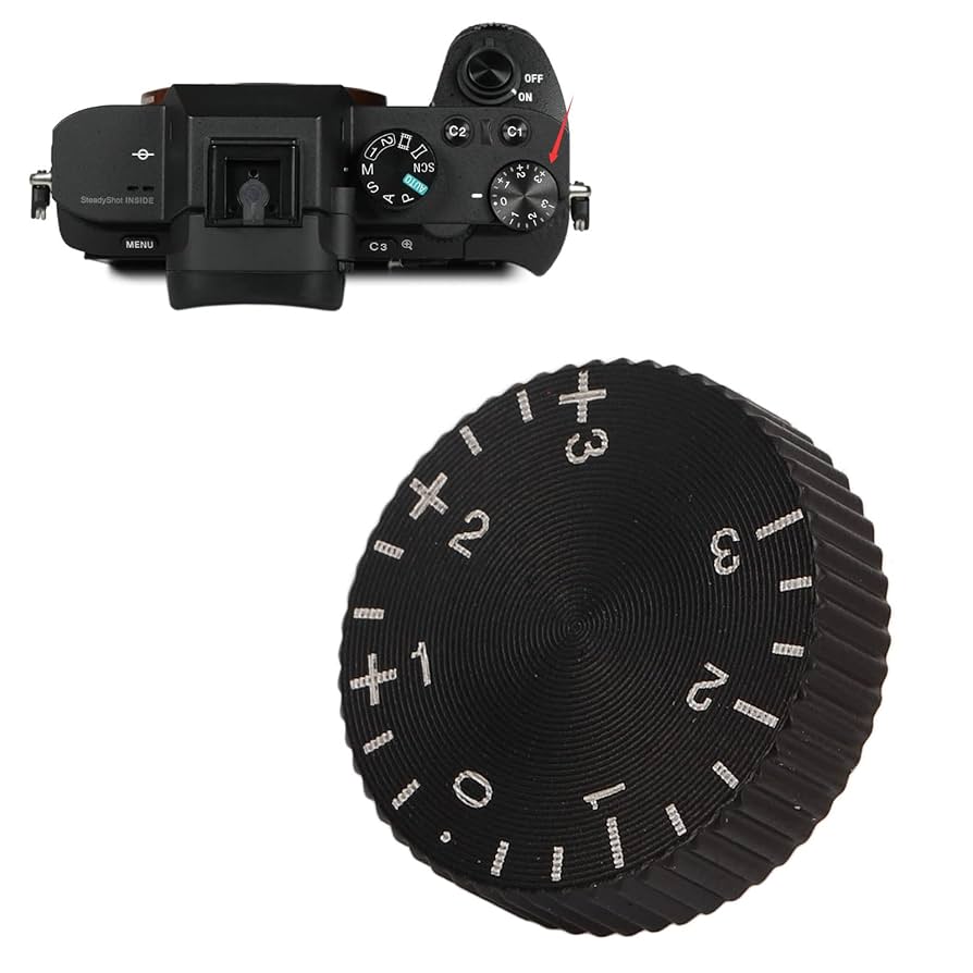 Amazon | Vbestlife 露出補正ダイヤル、カメラトップカバー